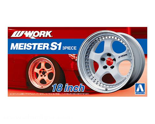 Aoshima WORK MEISTER S1 3PEACE 18inch Felgen