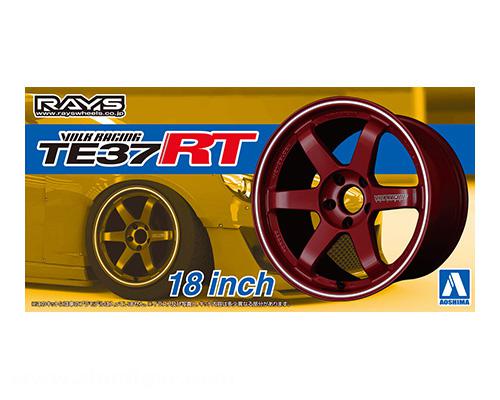 Aoshima VOLK RACING TE37RT 18inch Felgen