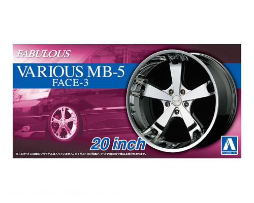 Aoshima Fabulous Various MB-5 Face-3 20 Inch Felgen