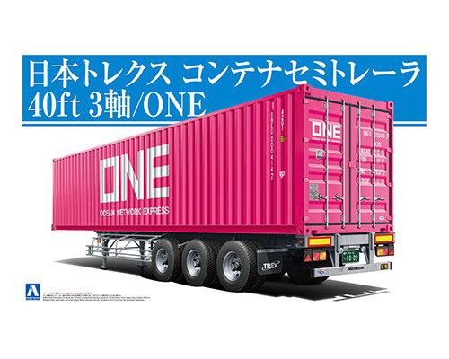 Aoshima Nippon Trex Container-Auflieger / Ocean Network Express