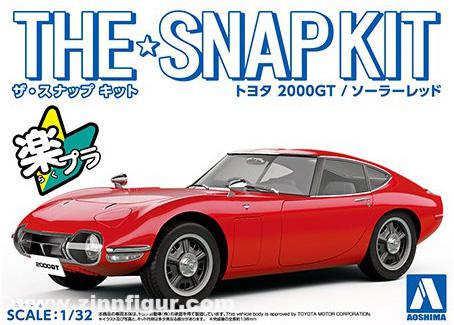 Aoshima Toyota 2000GT 'Solar Red' - Snap Kit