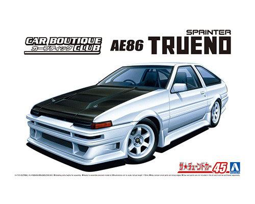 Aoshima Toyota AE86 Trueno Sprinter Car Boutique Club '85