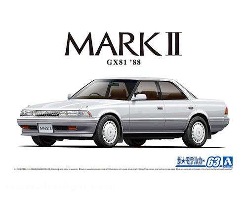 Aoshima Toyota GX81 Mark2 2.0 Grande TWINCAM24 '88