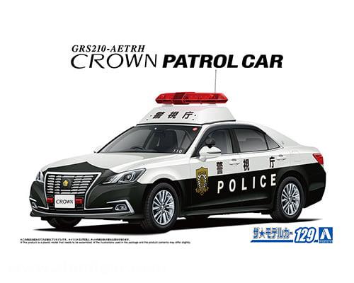 Aoshima Toyota GRS210 Aerth Crown Patrol Car - Polizei
