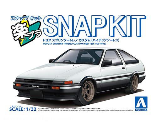 Aoshima Toyota Sprinter Trueno Custom (High Tech Two Tone) - Snap Kit