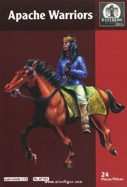 Waterloo 1815 Apachen-Krieger zu Pferd