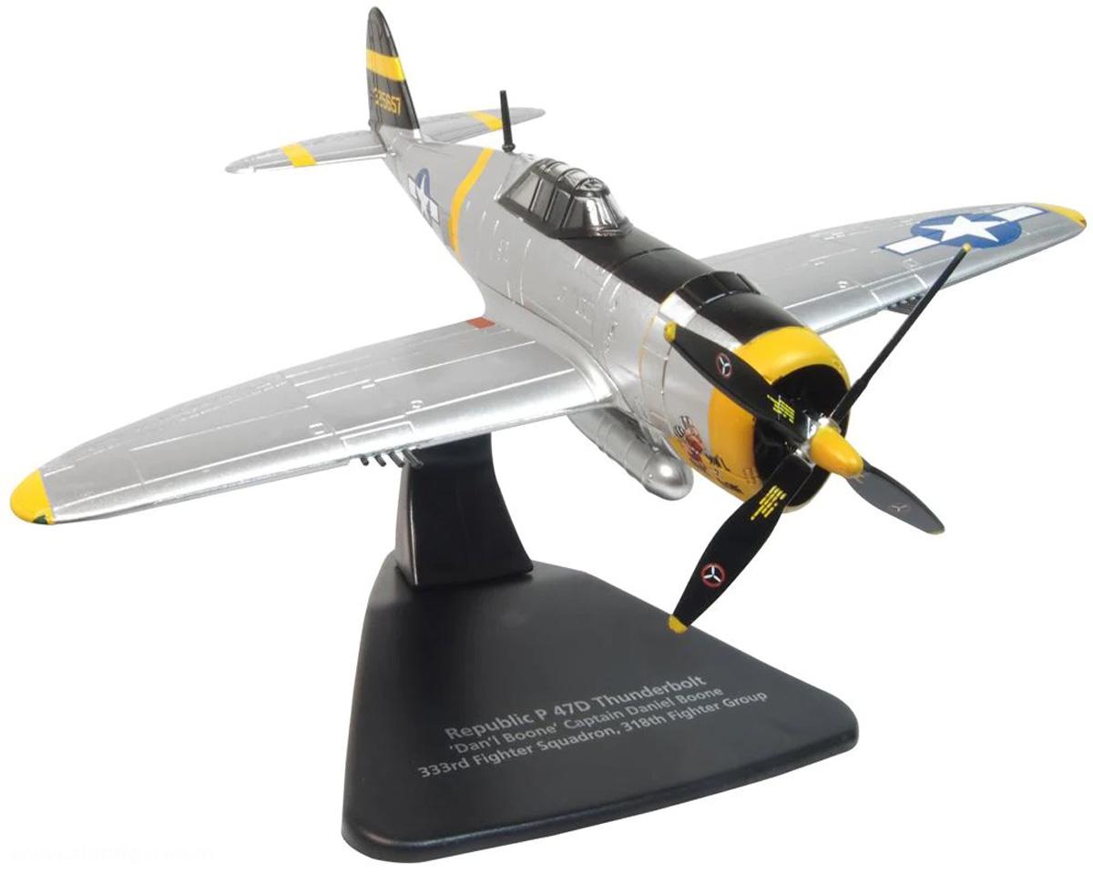 Oxford Diecast Ltd. P-47 Thunderbolt - 333rd FS, 318th FG - Captain Daniel Boone