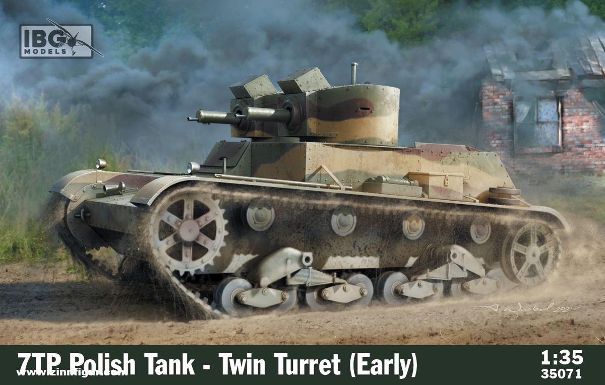 IBG 7TP Zwillingsturm-Panzer - frühe Produktion