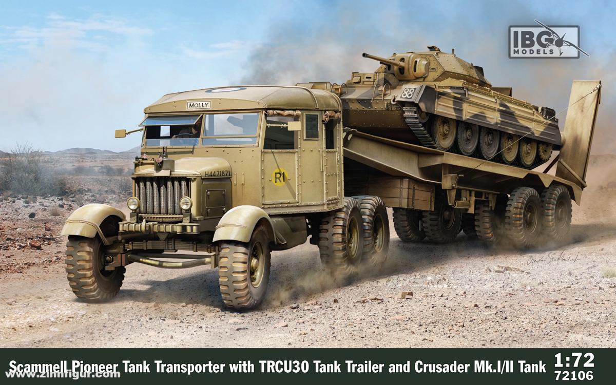 IBG Scammell Pioneer mit TRCU30-Anhänger & Crusader Mk.I/II Panzer