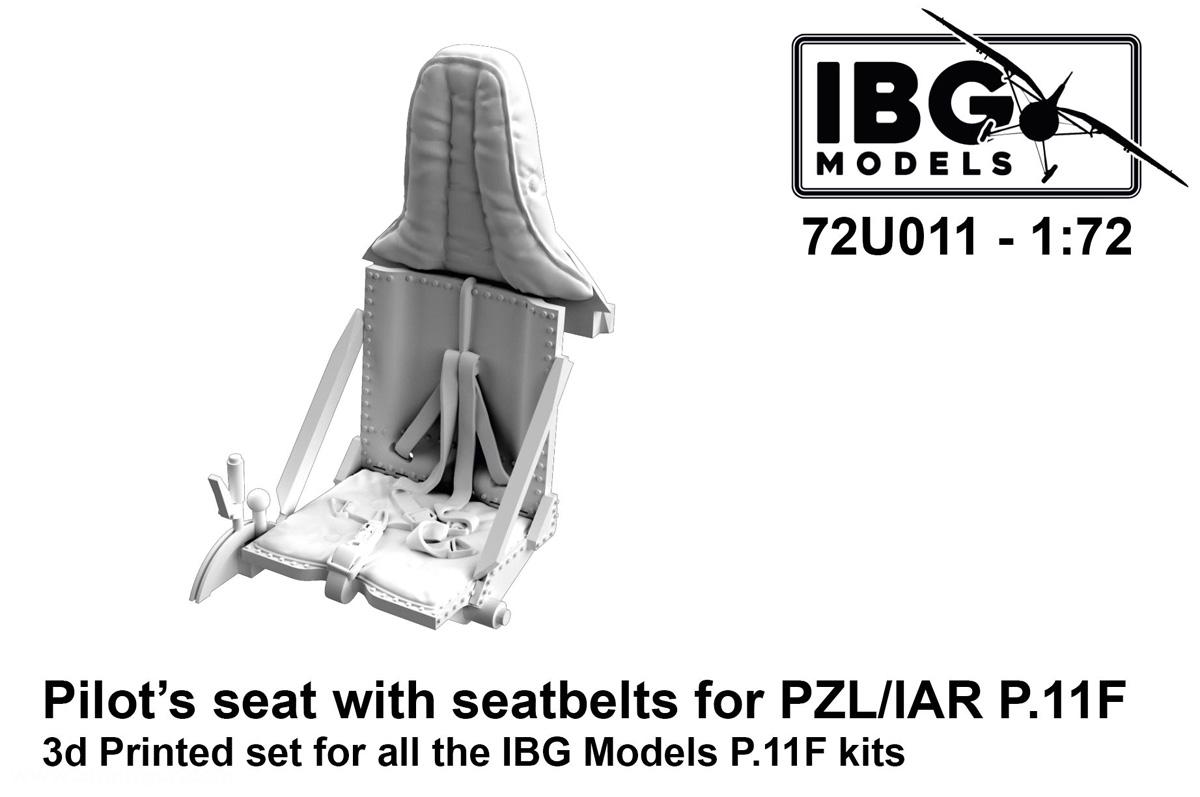 IBG PZL/IAR P.11F Sitz mit Gurten