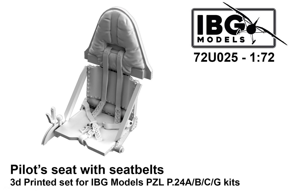 IBG PZL P.24A/B/C/G Sitz mit Gurten