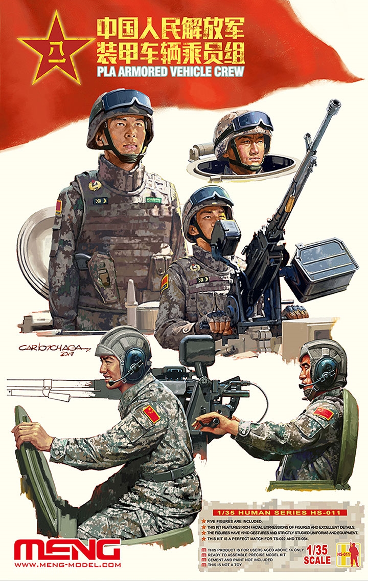 MENG PLA Panzer-Besatzung