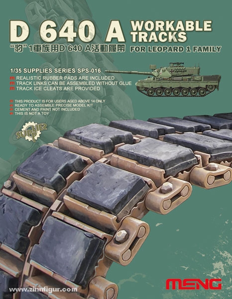 MENG D 640 A Panzerketten für Leopard 1 Panzer