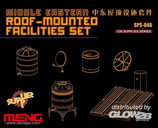 MENG Hausdach-Zubehör - Mittlerer Osten