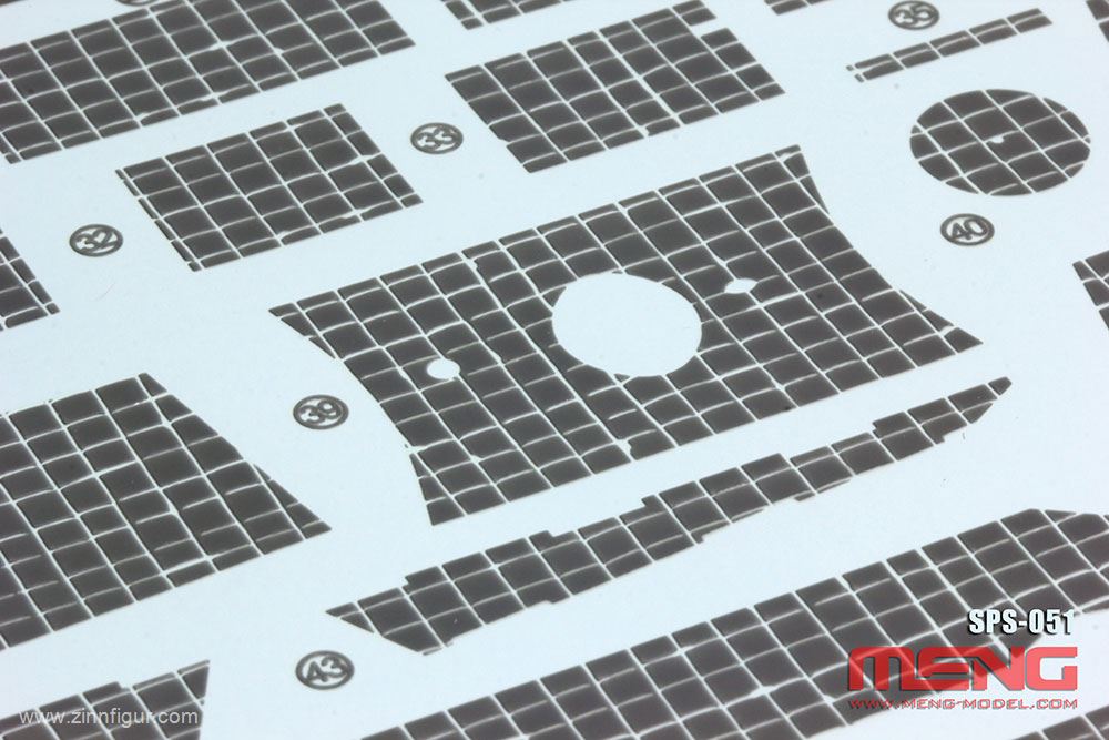 MENG Sd.Kfz. 171 Panther Ausf.A Zimmerit Decal B