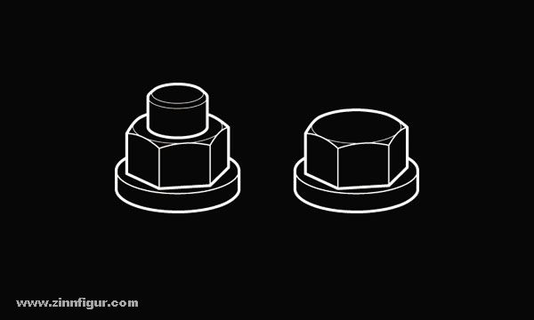MENG Schrauben und Muttern Set B (groß)