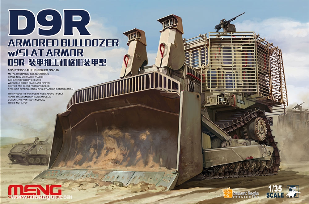MENG D9R Bulldozer mit Slat Armour