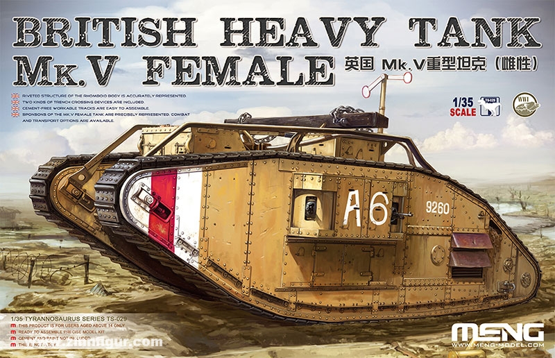 MENG Mk.V Female Tank