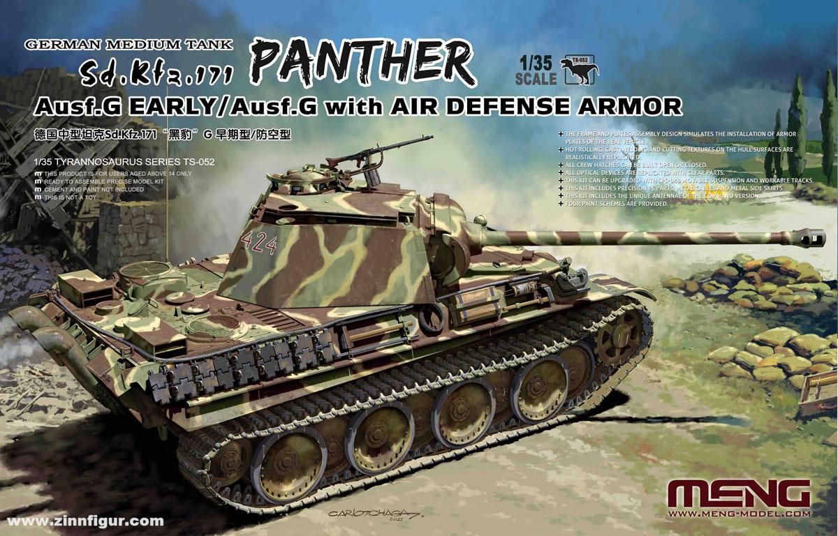 MENG Sd.Kfz. 171 Panther Ausf.G früh/Ausf.G mit Luftabwehrpanzerung