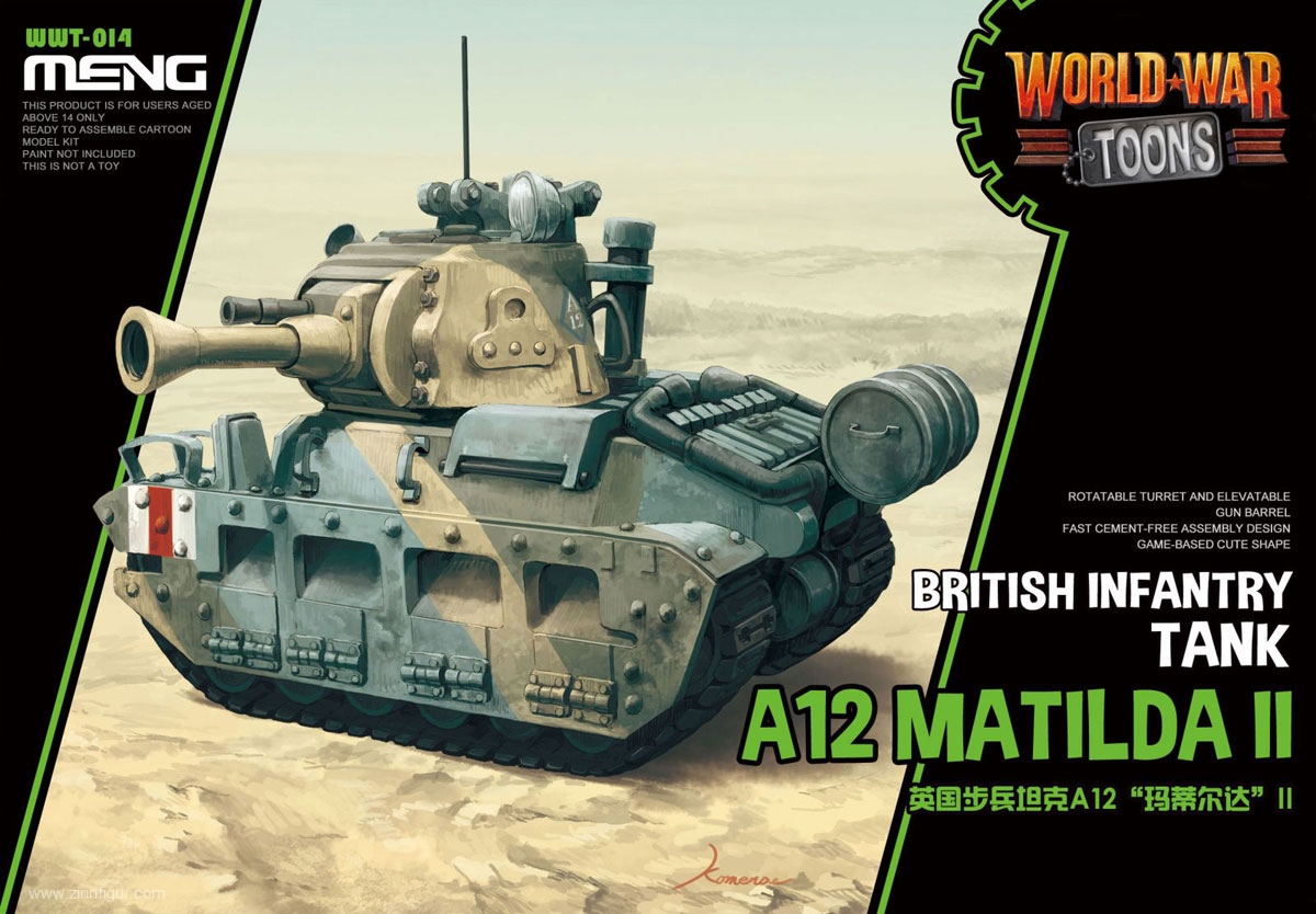 MENG Britischer Infantry Tank A12 Matilda II - World War Toons