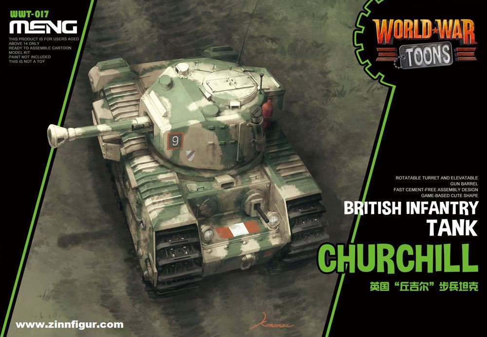 MENG Churchill Panzer - World War Toons