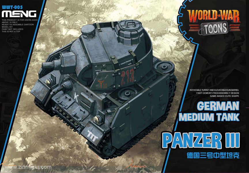 MENG Panzer III 'World War Toons'