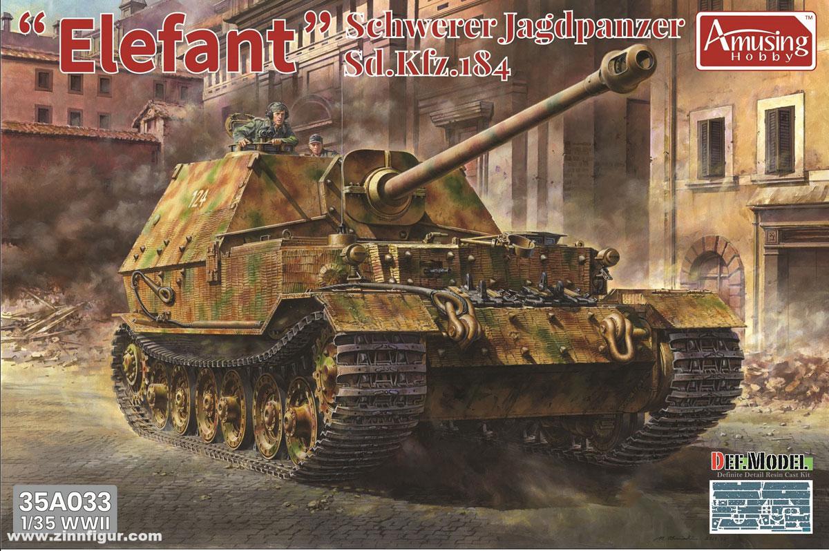 Amusing Hobby Elefant Sd.Kfz. 184 Schwerer Jagdpanzer
