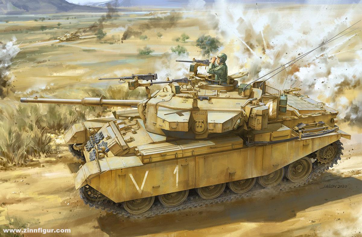 Amusing Hobby IDF Shot Kal Alef Panzer '1973 Valley of Tears'