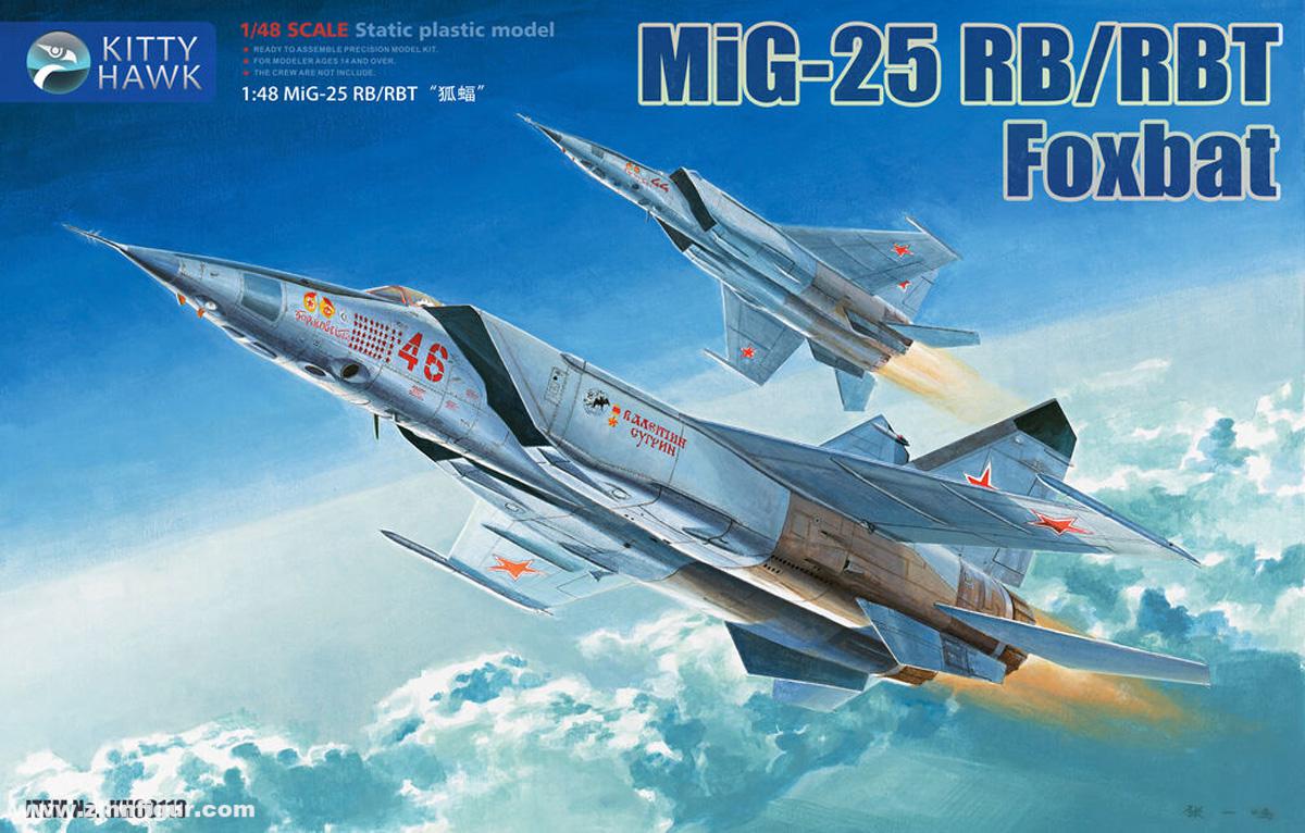 Kitty Hawk MiG-25RB/RBS Foxbat