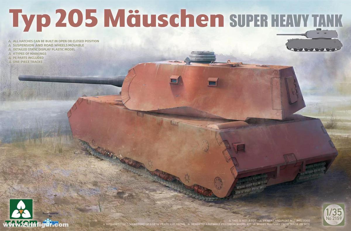 Takom Typ 205 Mäuschen Superschwerer Panzer