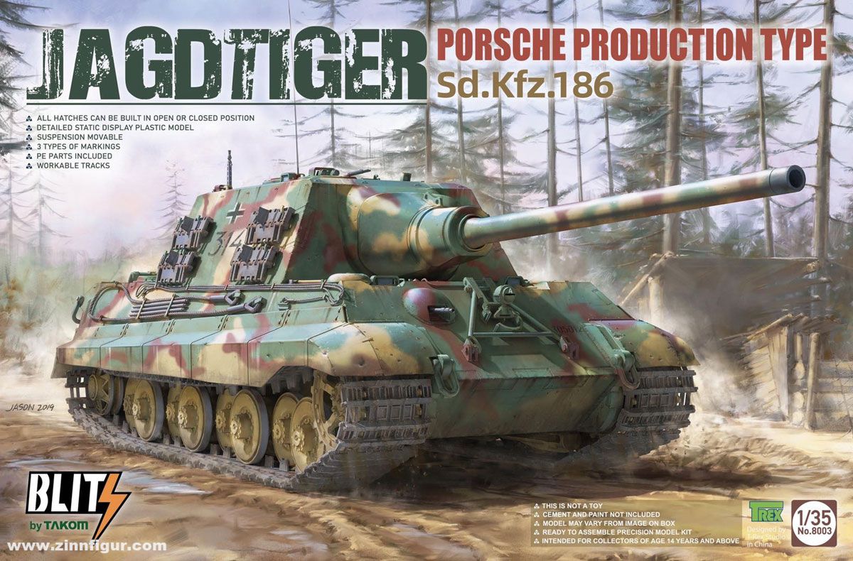 Takom Sd.Kfz. 186 Jagdtiger - Porsche Produktion