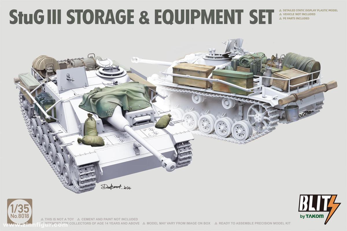 Takom StuG.III Zubehör & Beladung