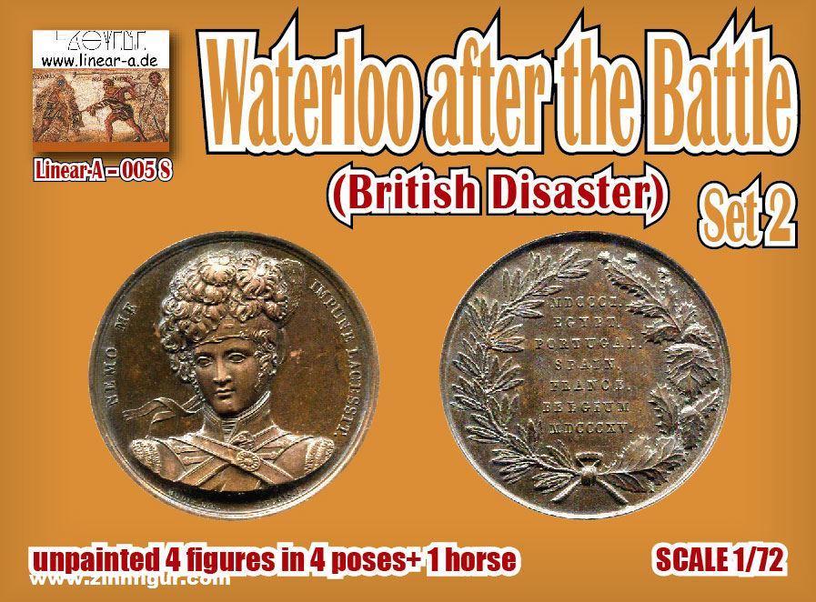 linear-a Waterloo nach der Schlacht - Britisches Desaster