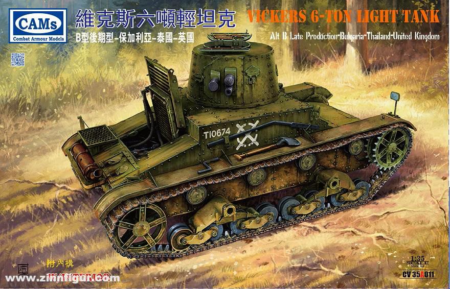 Vickers 6-ton Light Tank Alt B spät 'BG/TH/GB'