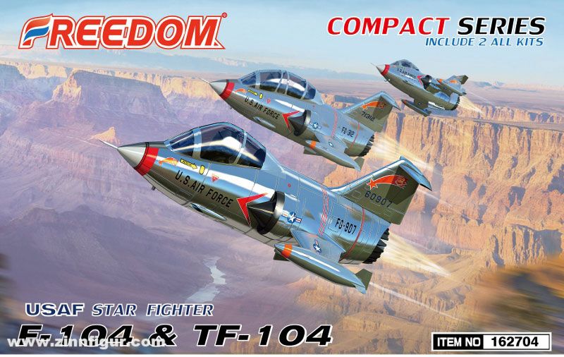 Freedom Model Kits F-104 & TF-104 Starfighter 'USAF' - Compact Series