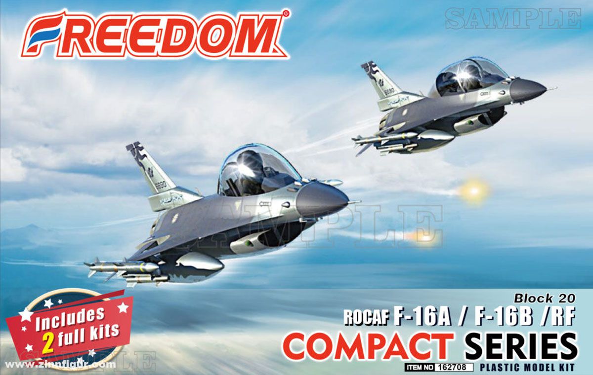 Freedom Model Kits F-16A/B Block 20 'ROCAF' - Compact Series