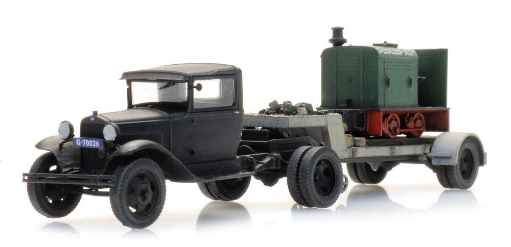 Artitec Ford AA Sattelauflieger Deutz Zugmaschine