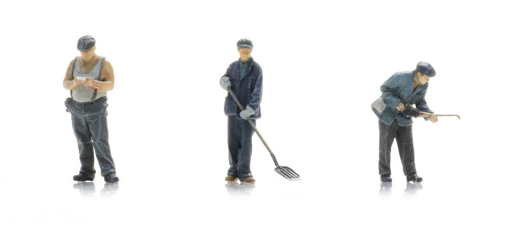 Artitec DB Depotpersonal beim Putzen (3 Figuren)