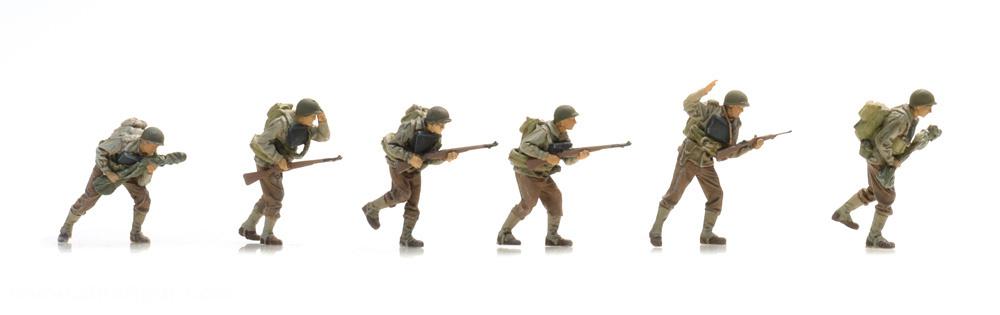 Artitec US D-Day Infanterie stürmt den Strand (6 Figuren)