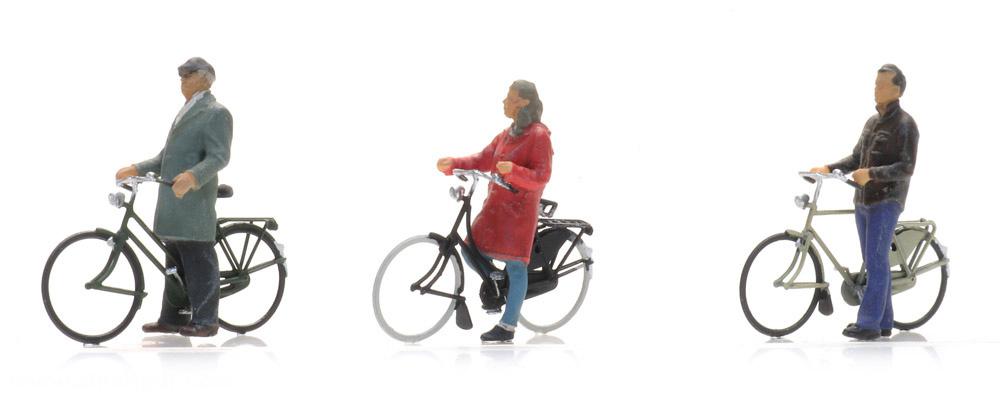Artitec Radfahrer an der Ampel (3 Figuren)