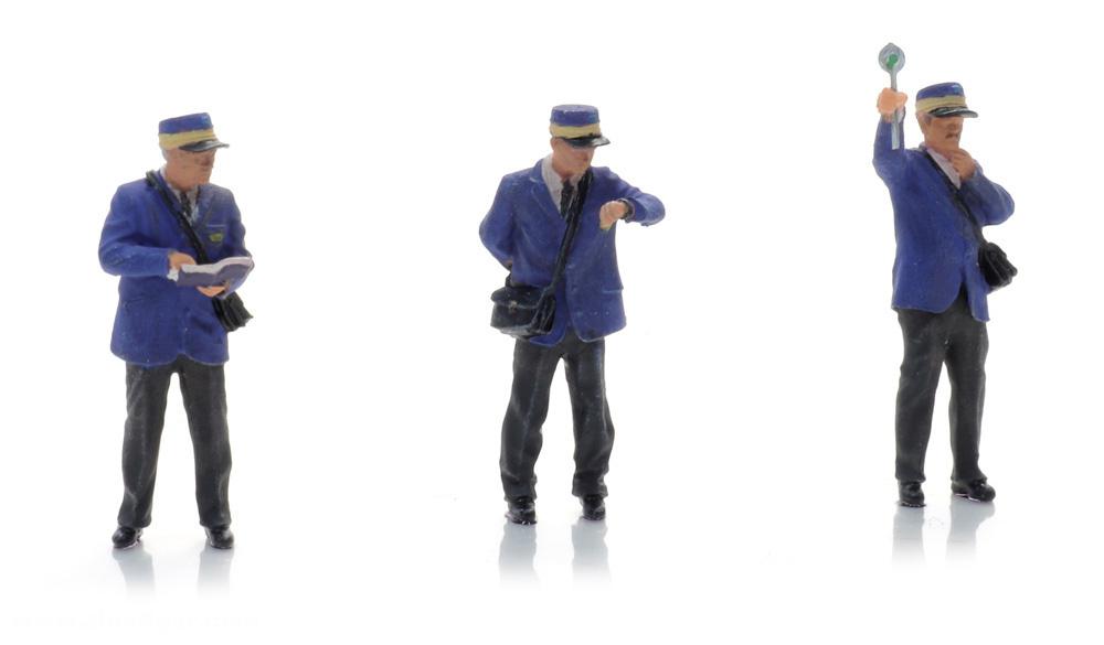 Artitec NS Schaffner auf Bahnsteig 70er Jahre (3 Figuren)