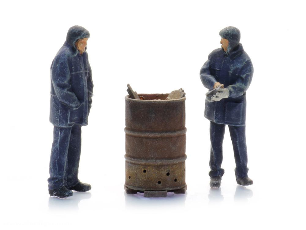 Artitec Bahnarbeiter mit Feuertonne (2 Figuren)