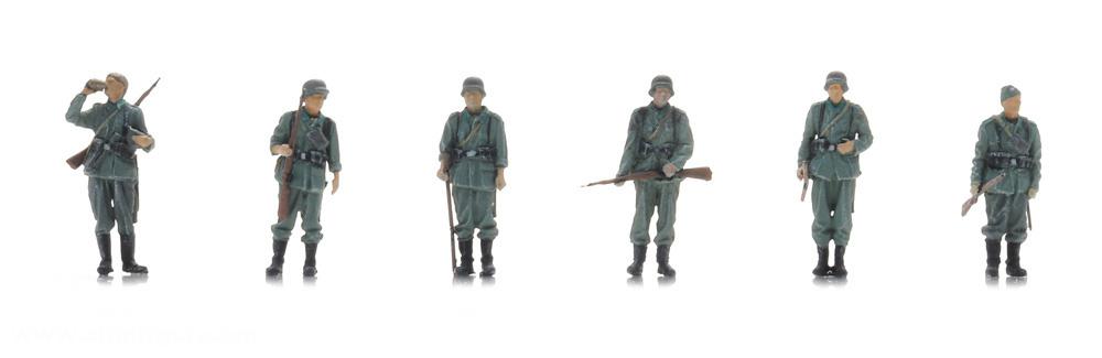 Artitec Wehrmacht Infanterie wartet auf Transport (6 Figuren)