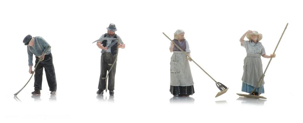 Artitec Heuernte mit Sense (4 Figuren)