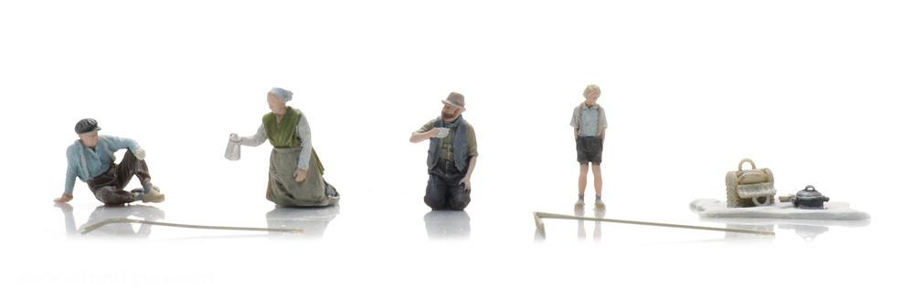 Artitec Mittagspause auf dem Feld (4 Figuren)