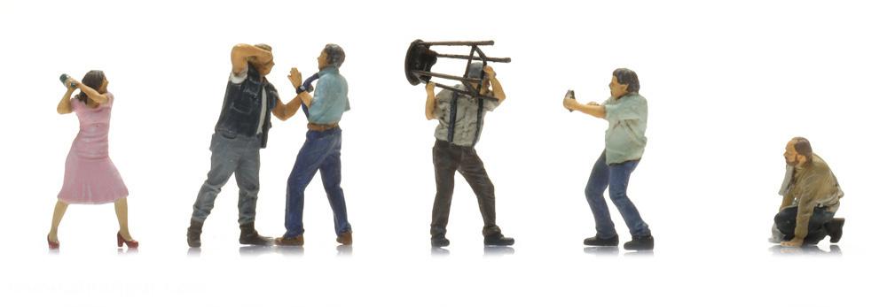 Artitec Kneipenschlägerei (6 Figuren)