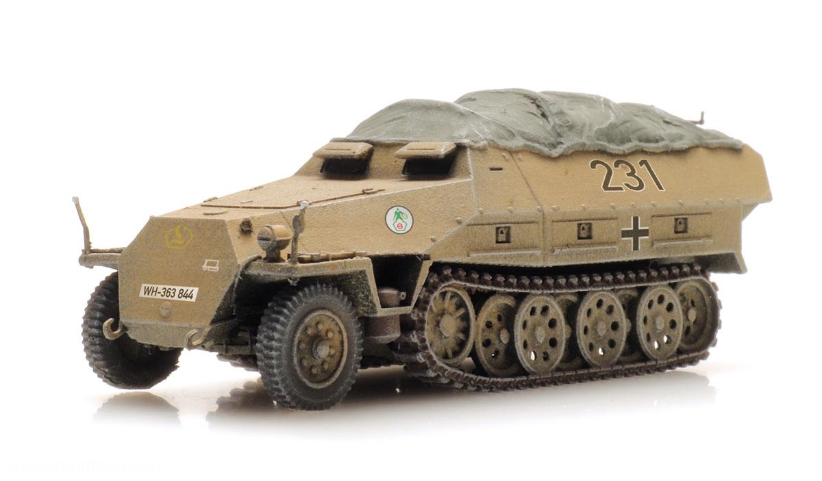Artitec Sd.Kfz.251/1 Ausf.D - gelb Eisenbahntransport