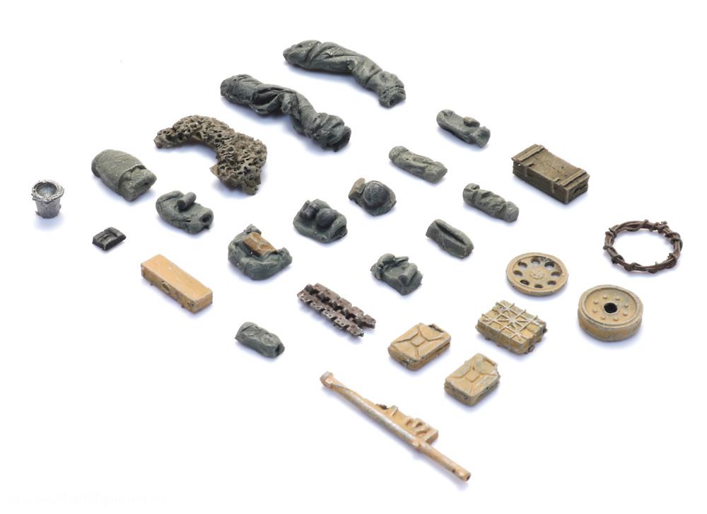 Artitec Zubehör für Sd.Kfz. 250/251 gelb