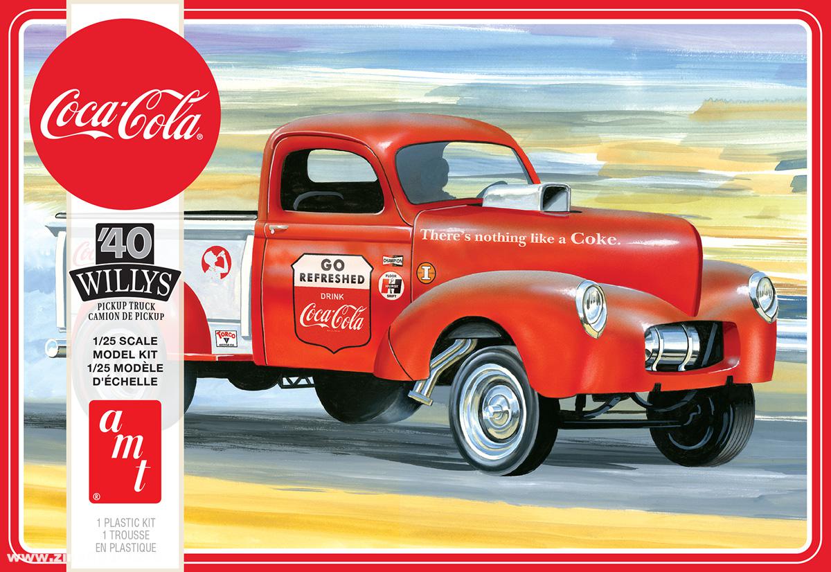 AMT 1940 Willys Pickup Gasser 'Coca Cola'