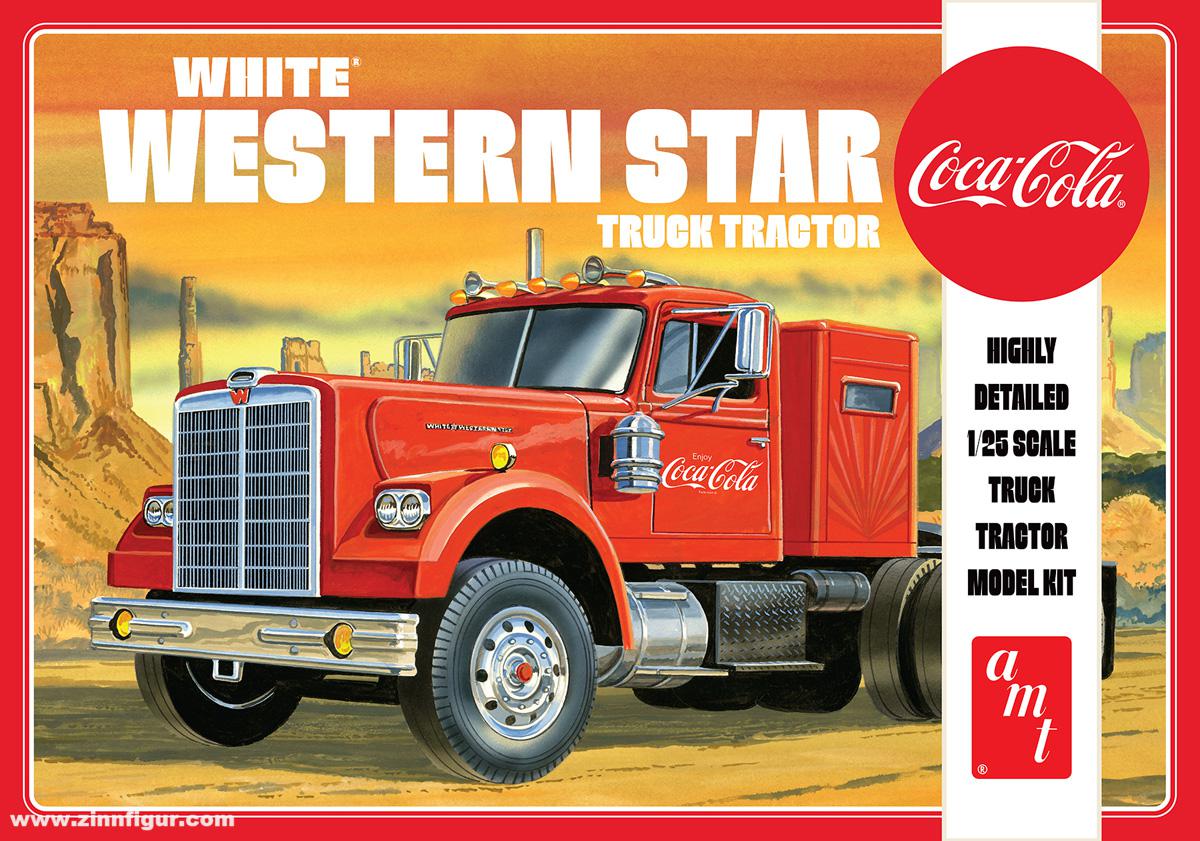 AMT White Western Star Truck Tractor 'Coca-Cola'